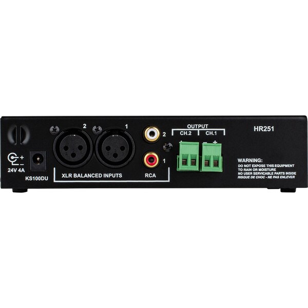 Main product image for Rolls HR251 50 + 50 Watt XLR Power Amplifier245-1262